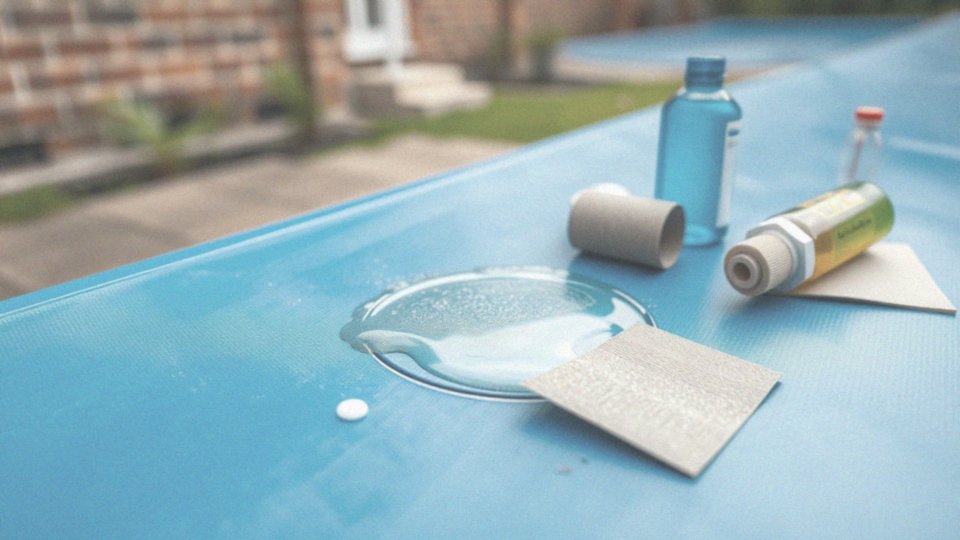 Jak przygotować materiał przed naprawą basenu?