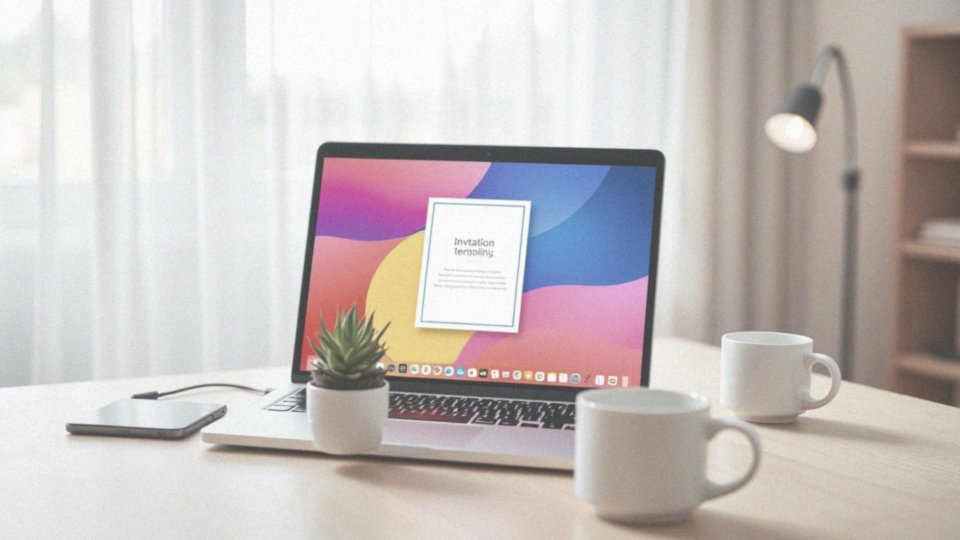 Jakie są zalety korzystania z edytora online do tworzenia zaproszeń?
