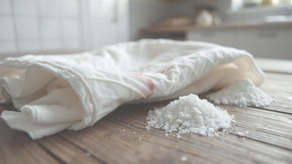 W jaki sposób sól i boraks pomagają w usuwaniu świeżych plam z krwi?